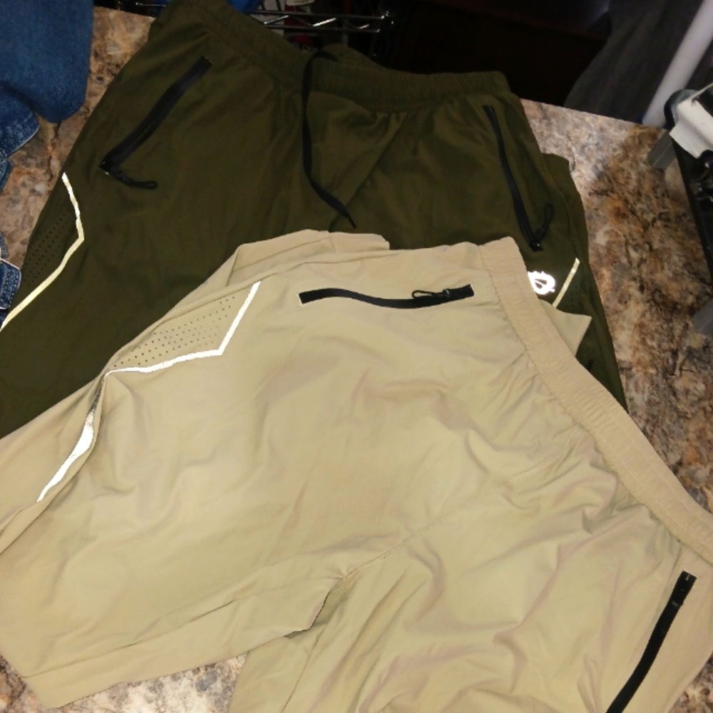 Jogging pants 2 black tan m